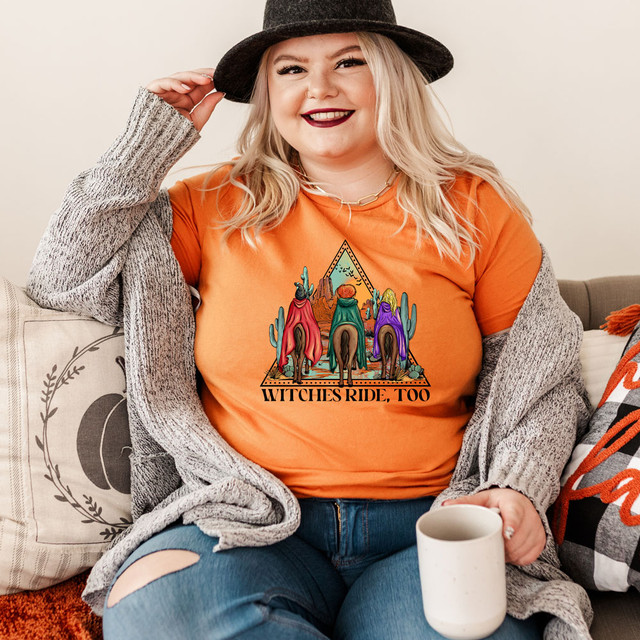 Witches Ride, Too DTF Heat Transfer