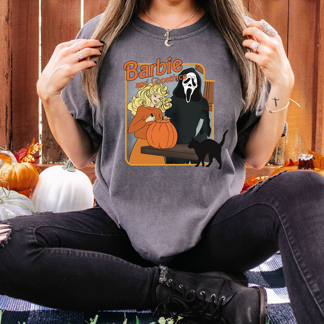Barb Ghostface Halloween DTF Heat Transfer