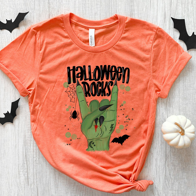 Halloween Rocks DTF Heat Transfer