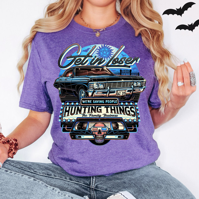 Saving People Hunting Things The Family Business DTF Heat Transfer