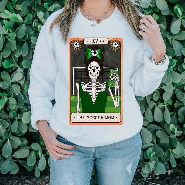 The Soccer Mom Tarot Card DTF Heat Transfer