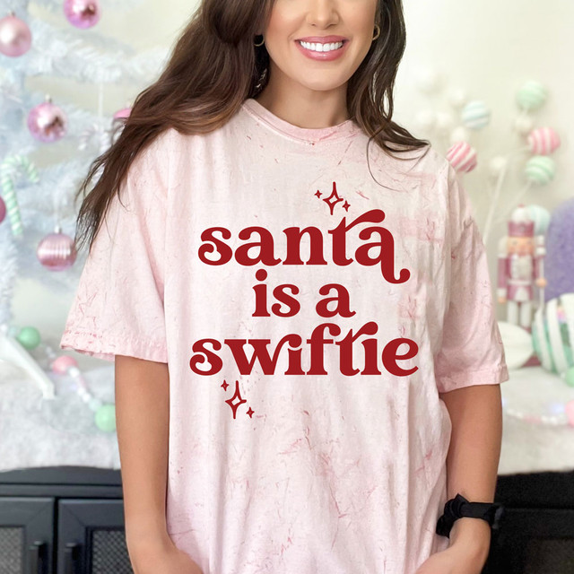 Santa Is A Swiftie DTF Heat Transfer
