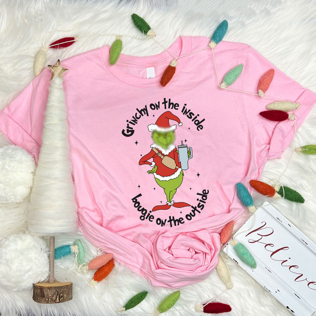 Bougie On The Outside RED DTF Heat Transfer