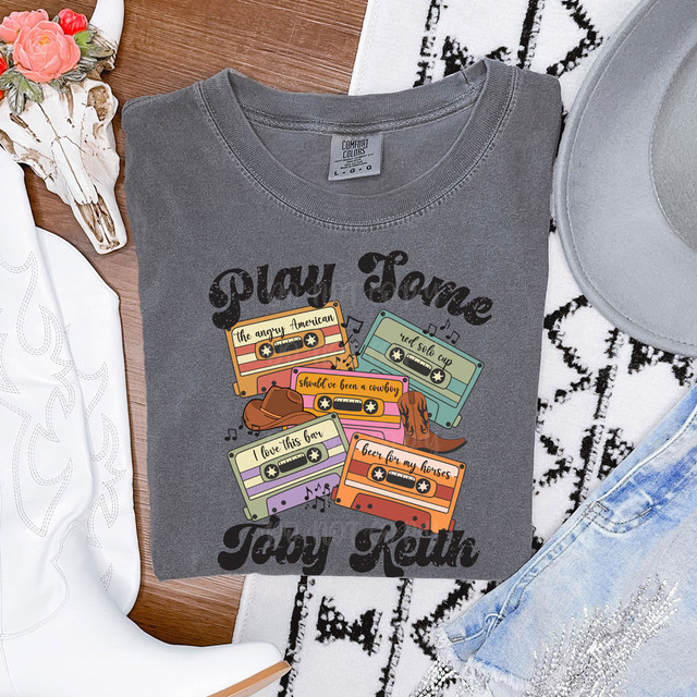 Play Some TK Cassettes DTF Heat Transfer