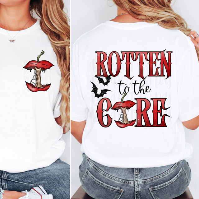 Rotten To The Core SET DTF Heat Transfer
