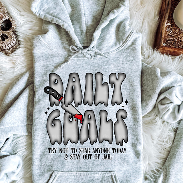 Daily Goals DTF Heat Transfer