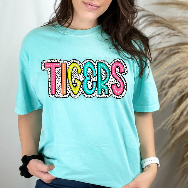 Tigers Dalmatian Dots DTF Heat Transfer