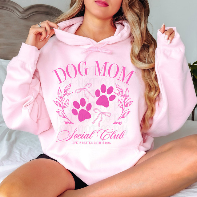 Dog Mom Social Club DTF Heat Transfer