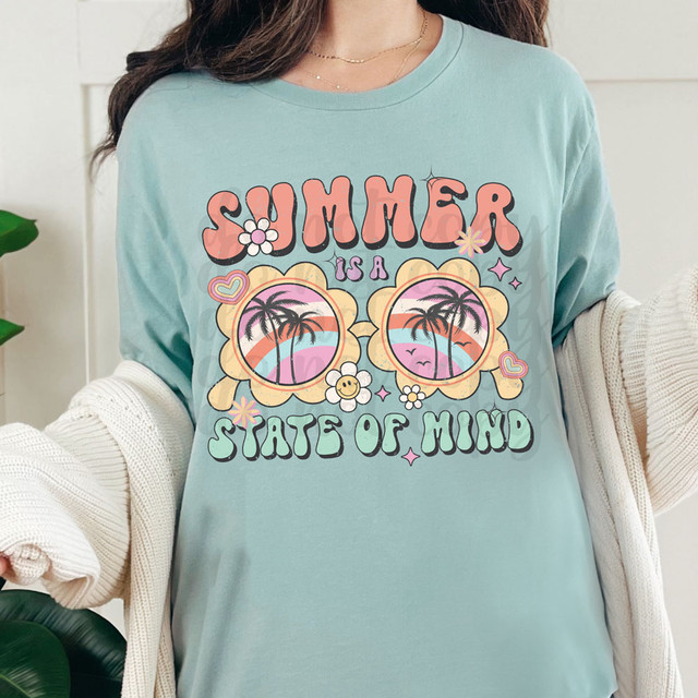 Summer Is A State Of Mind DTF Heat Transfer