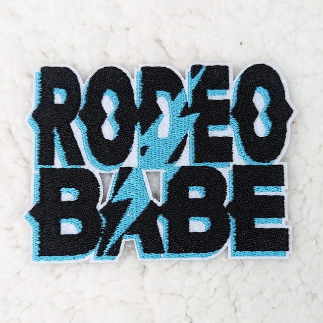 Rodeo Babe Embroidered HAT/POCKET Patch