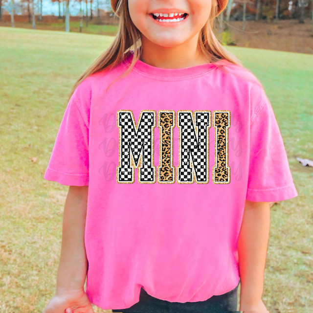 Mini Faux Glitter DTF Heat Transfer