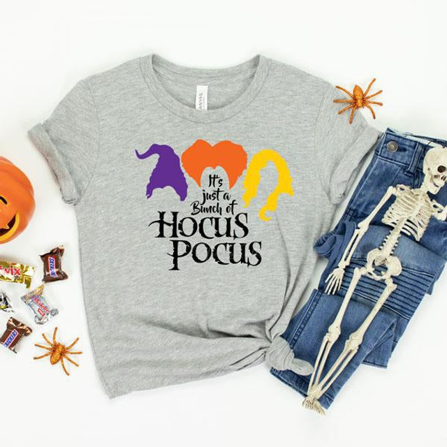 It's Just A Bunch Of Hocus Pocus ADULT Screen Print Heat Transfer-1655965467