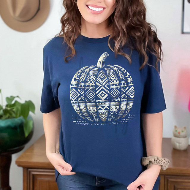 Aztec Pumpkin DTF Heat Transfer 