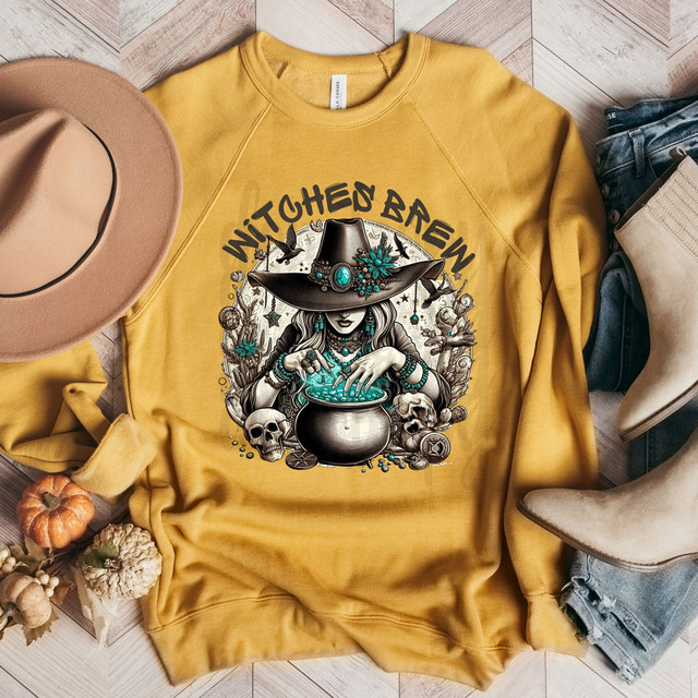 Witches Brew Western DTF Heat Transfer
