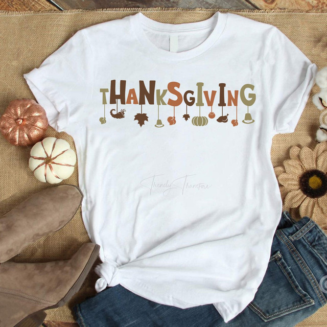 Thanksgiving word art dangle Sublimation Transfer-1655966652