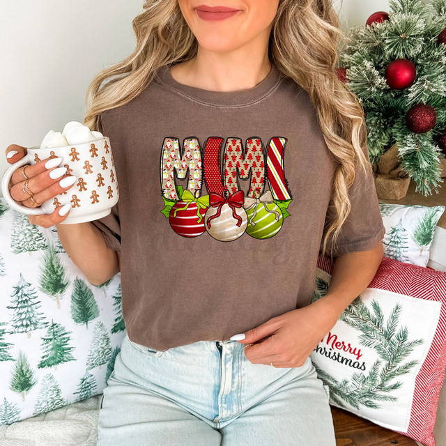 Mimi Christmas Bells DTF Heat Transfer