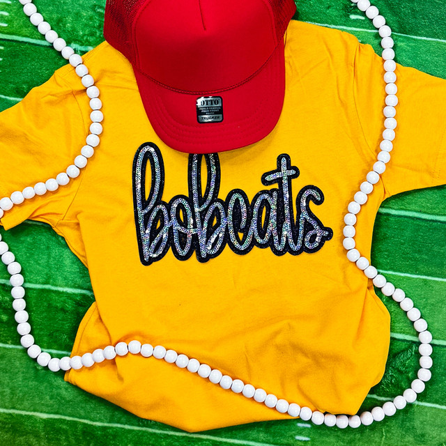 Bobcats YOUTH Sequin Patch