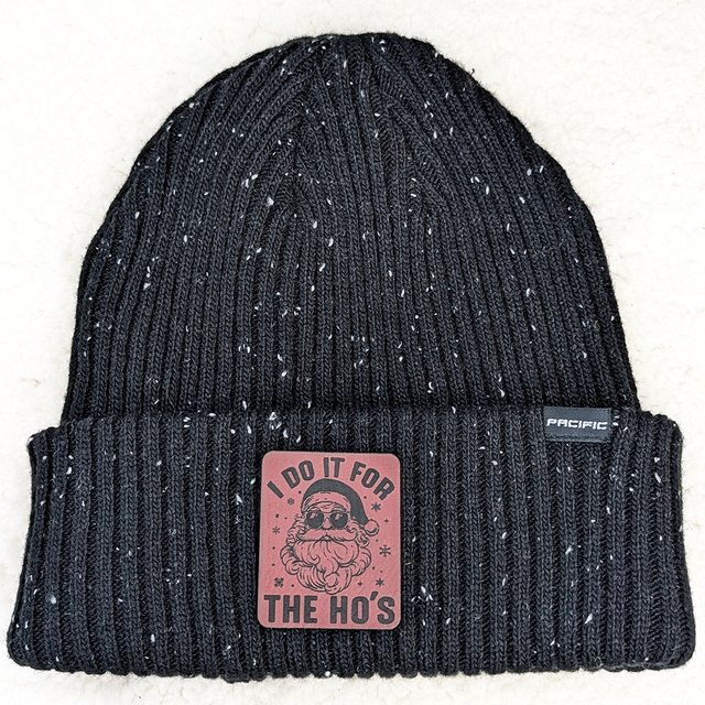 I Do It For The Ho's FAUX Leather Patch