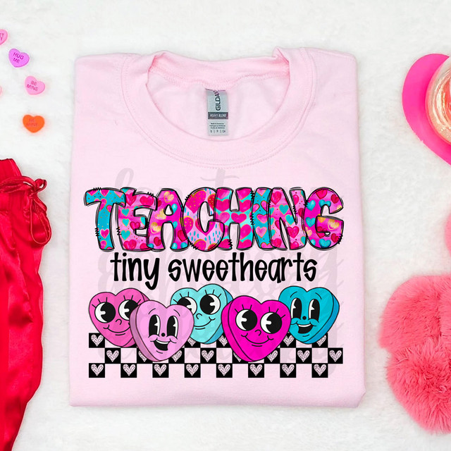 Teaching Tiny Sweethearts DTF Heat Transfer
