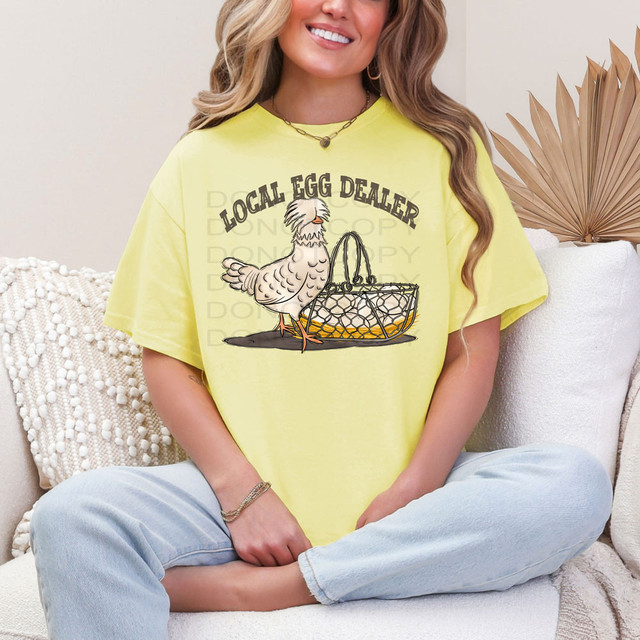 Local Egg Dealer DTF Heat Transfer 