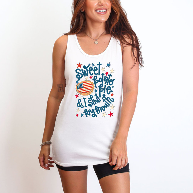 Sweet Potato Pie & I Shut My Mouth DTF Heat Transfer 