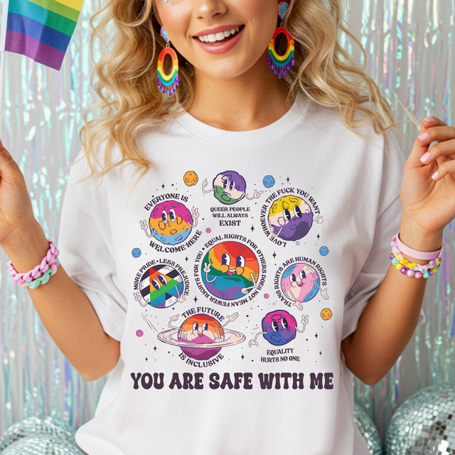 You Are Safe With Me DTF Heat Transfer