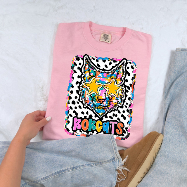 Dotted Graffiti Mascot DTF Heat Transfer