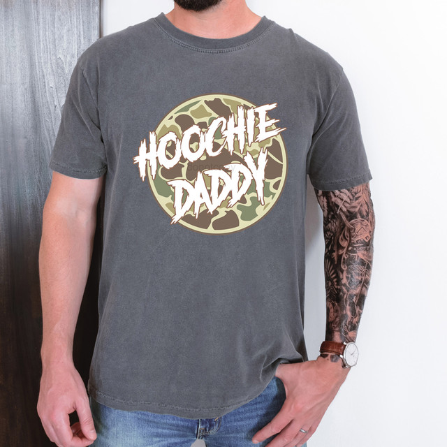 Hoochie Daddy Camo DTF Heat Transfer