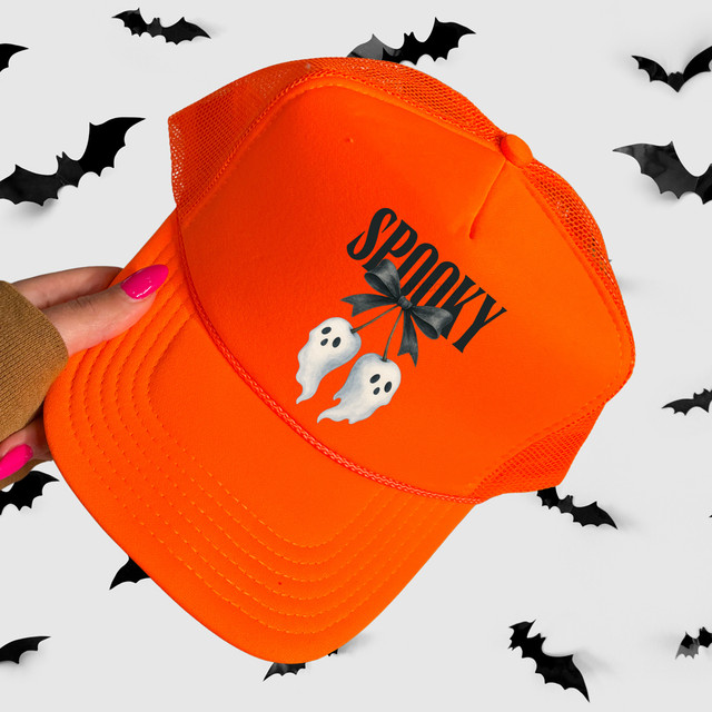 Spooky Ghost Cherries DTF Heat Transfer