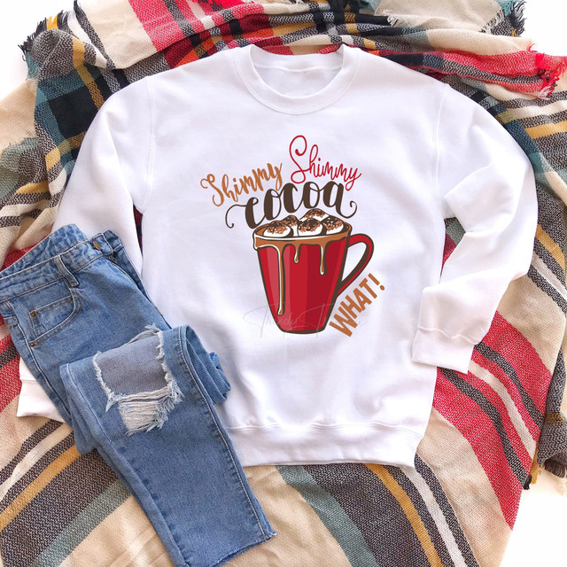 Shimmy Shimmy Cocoa What! Sublimation Transfer
