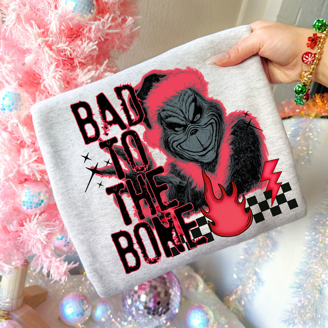 Bad To The Bone Green Guy DTF Heat Transfer