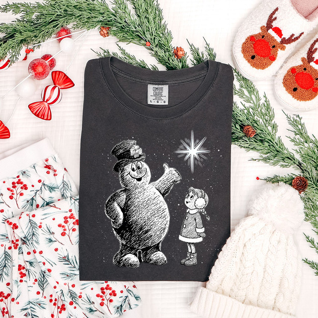 Magical Snowman DTF Heat Transfer