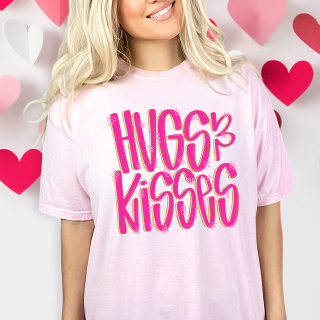 Hugs & Kisses  DTF Heat Transfer