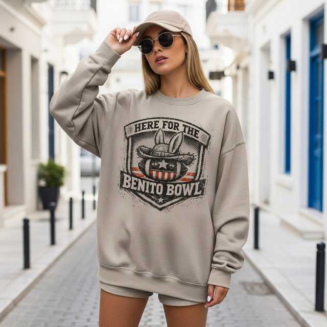 Distressed Benito Bowl Crest DTF Heat Transfer