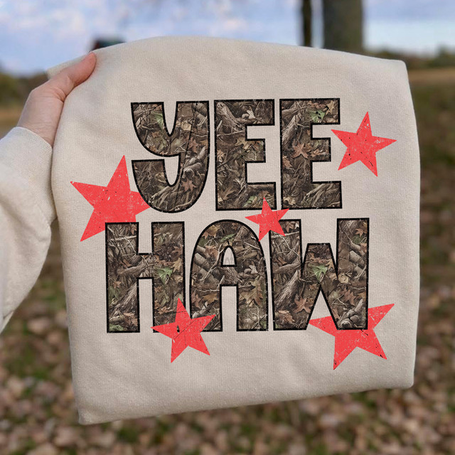 YeeHaw Stars DTF Heat Transfer