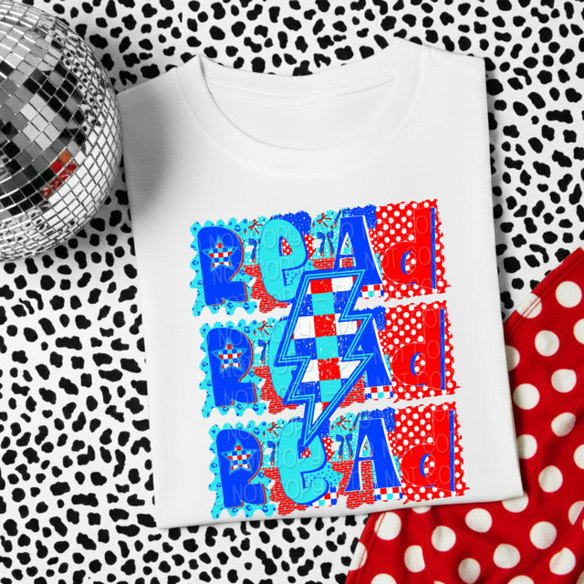 Stacked Read DTF Heat Transfer