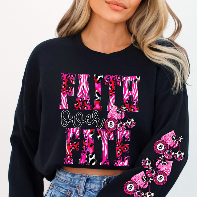 Faith Over Fate SET DTF Heat Transfer