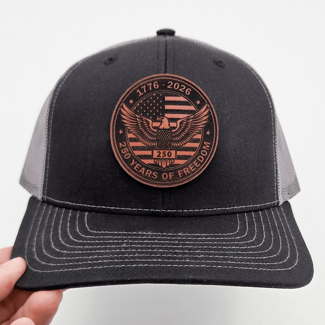 250 Years Of Freedom Leather Hat Patch