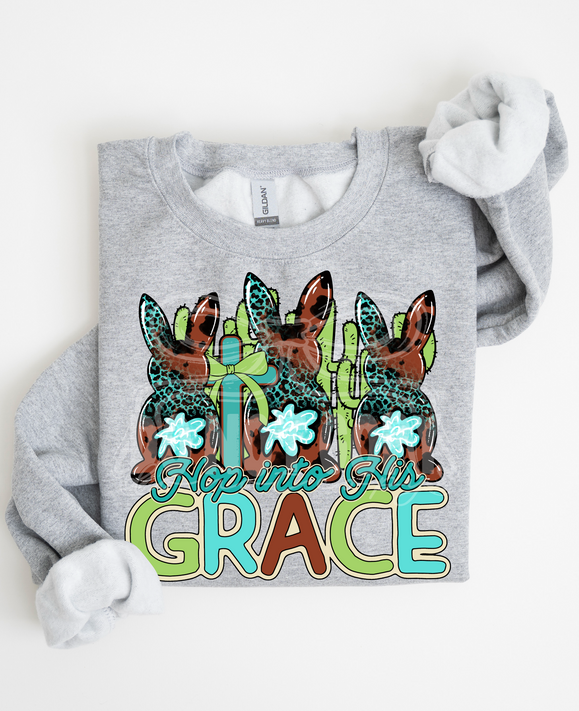 Hop Into Grace DTF Heat Transfer