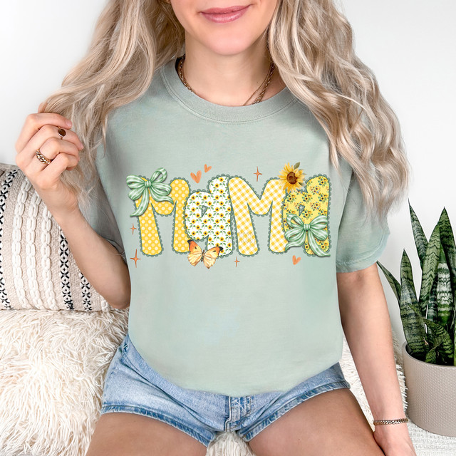 Preppy Sunflower Title DTF Heat Transfer