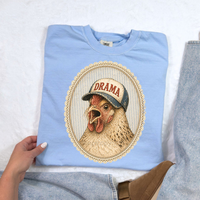 Drama Chicken DTF Heat Transfer