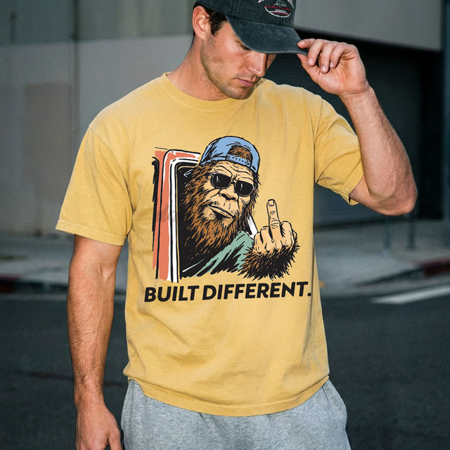 Built Different Sasquatch DTF Heat Transfer