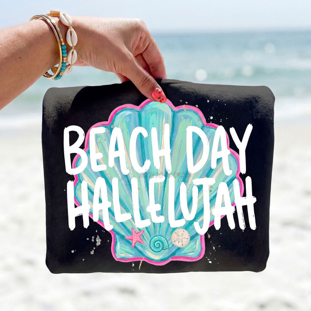 Beach Day Hallelujah DTF Heat Transfer