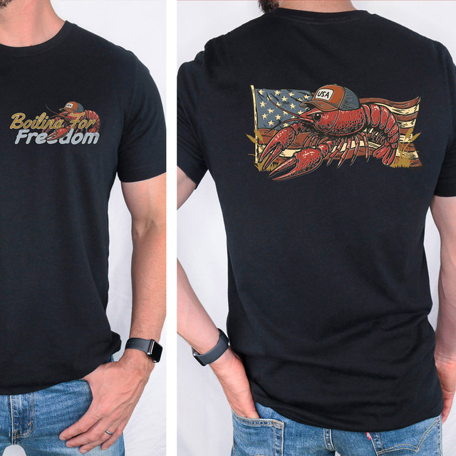 Boiling for Freedom Patriotic Crawfish SET DTF Heat Transfer