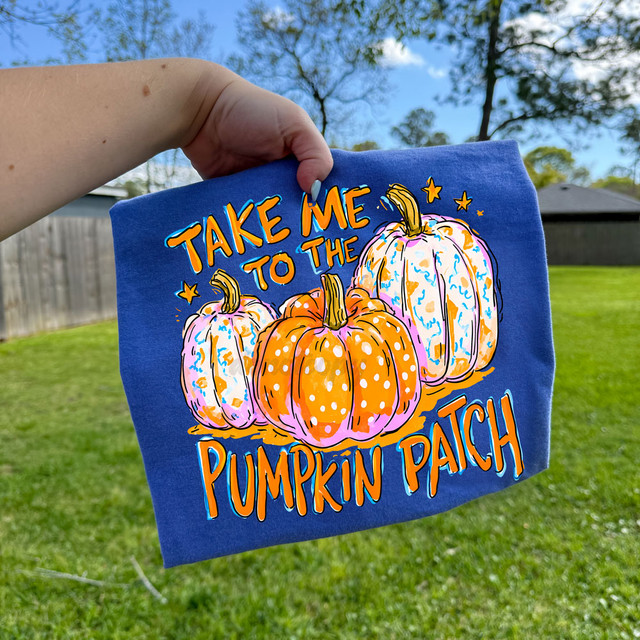 Take Me To The Pumpkin Patch DTF Heat Transfer