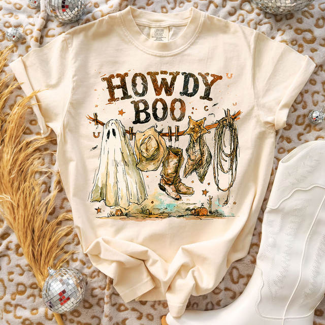 Howdy Boo Western DTF Heat Transfer