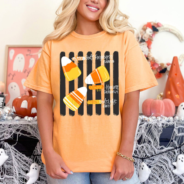 Candy Corn Gospel DTF Heat Transfer
