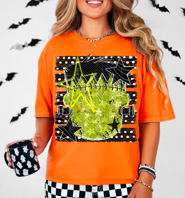 Retro Monster Halloween DTF Transfer