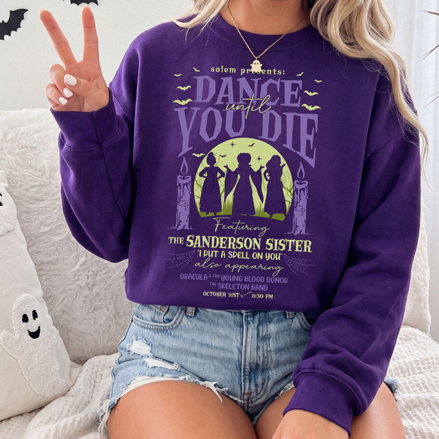 Salem Presents Dance Until You Die DTF Heat Transfer