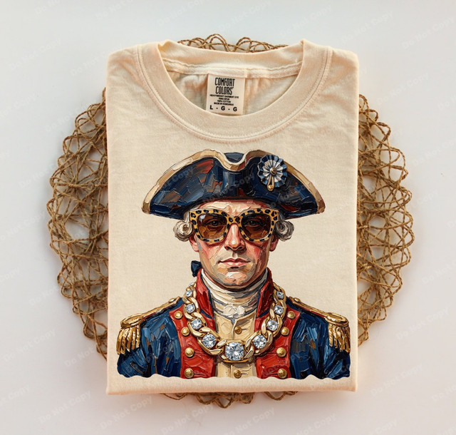 Glam Patriot DTF Heat Transfer